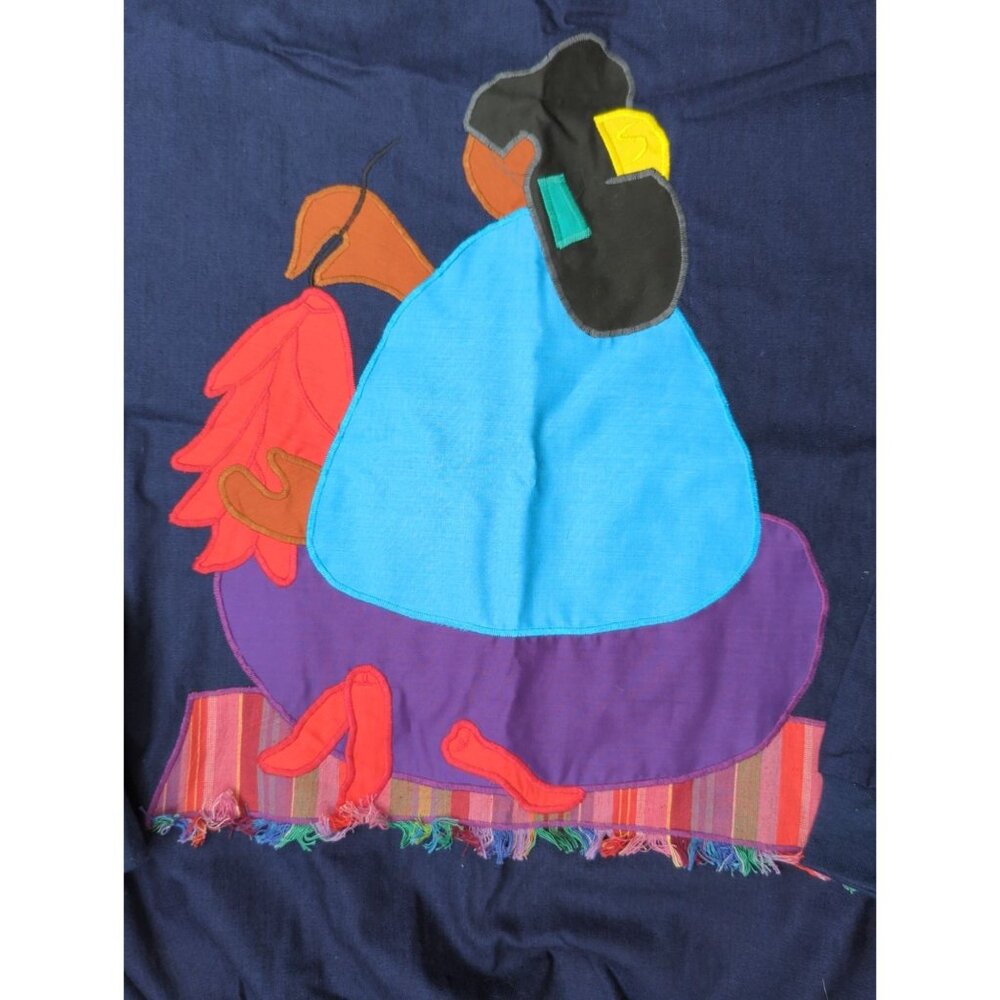 Vintage Alfredo’s Wife Women’s Small Oversized Southwest Art Shirt USA - Picture 2 of 11